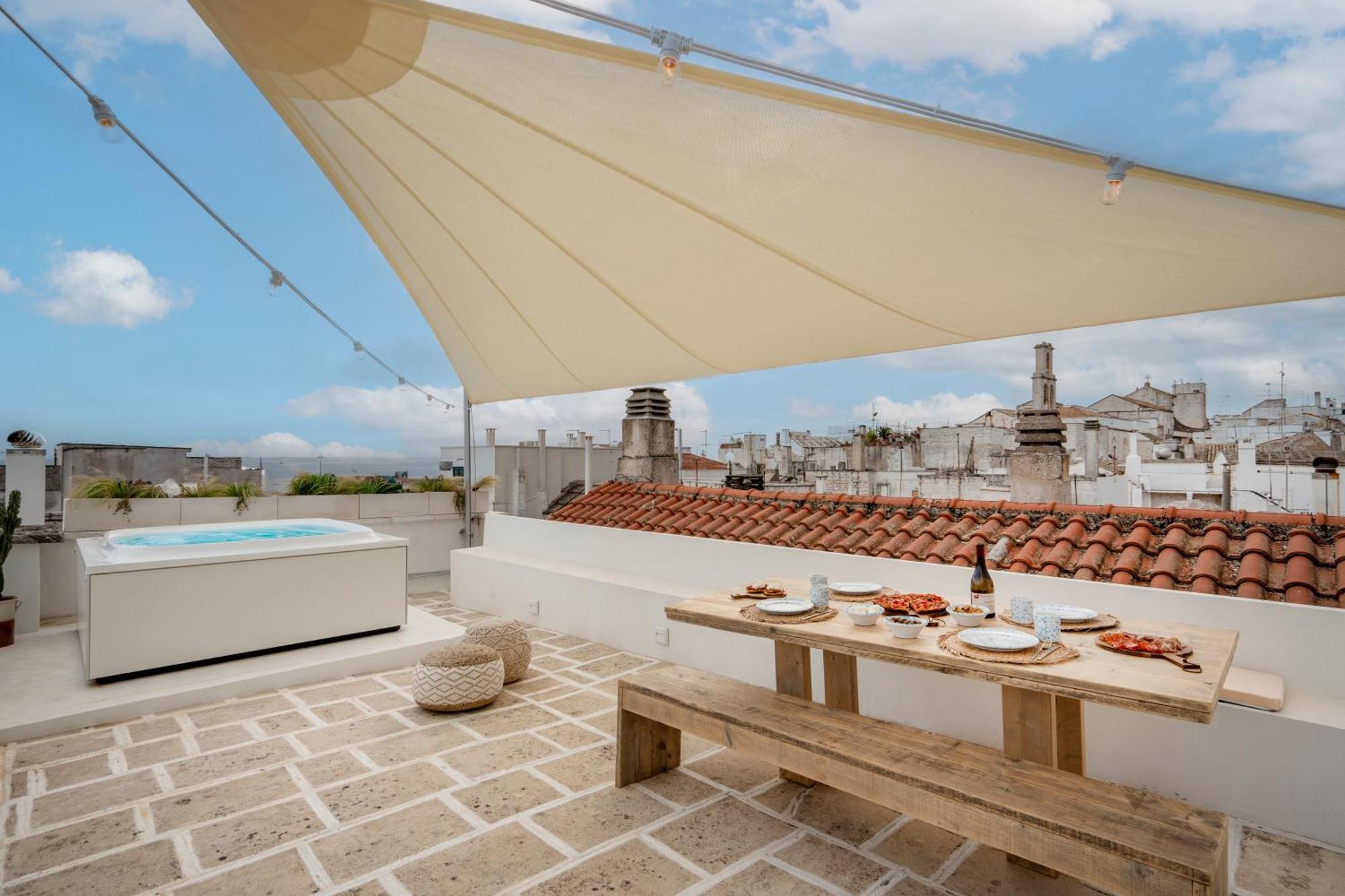 Casa U Burie, Casa Design Con Terrazza Panoramica E Jacuzzi Lejlighed Cisternino Eksteriør billede